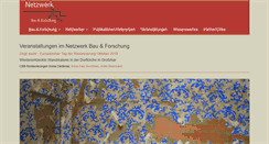 Desktop Screenshot of netzwerk-bauundforschung.com